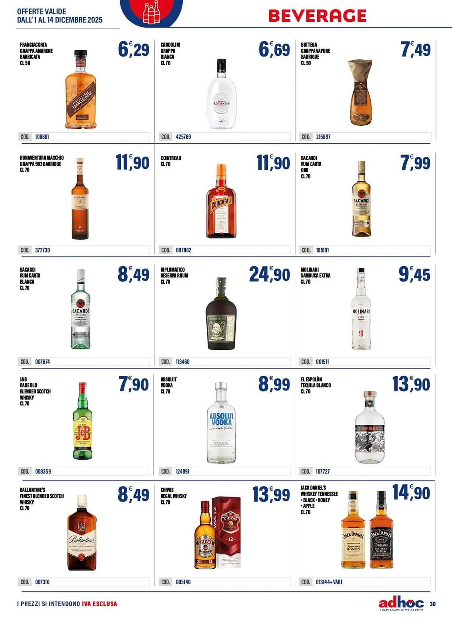 Volantino Adhoc da 2 dicembre a 14 dicembre di 2025 - Pagina del volantino 30