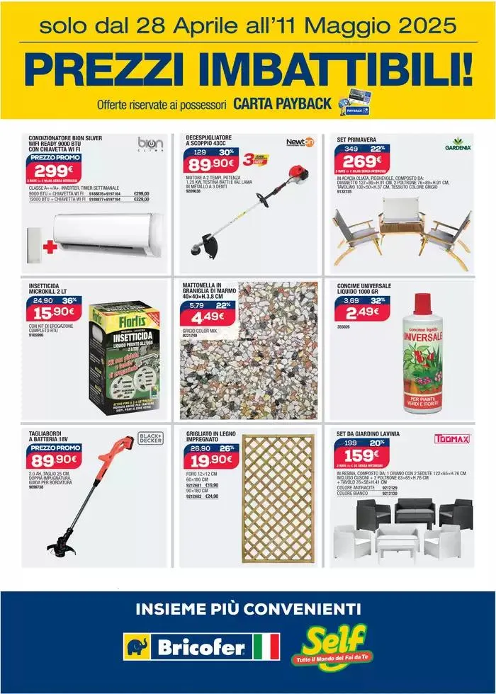 Prezzi imbattibili da 28 aprile a 11 maggio di 2025 - Pagina del volantino 1