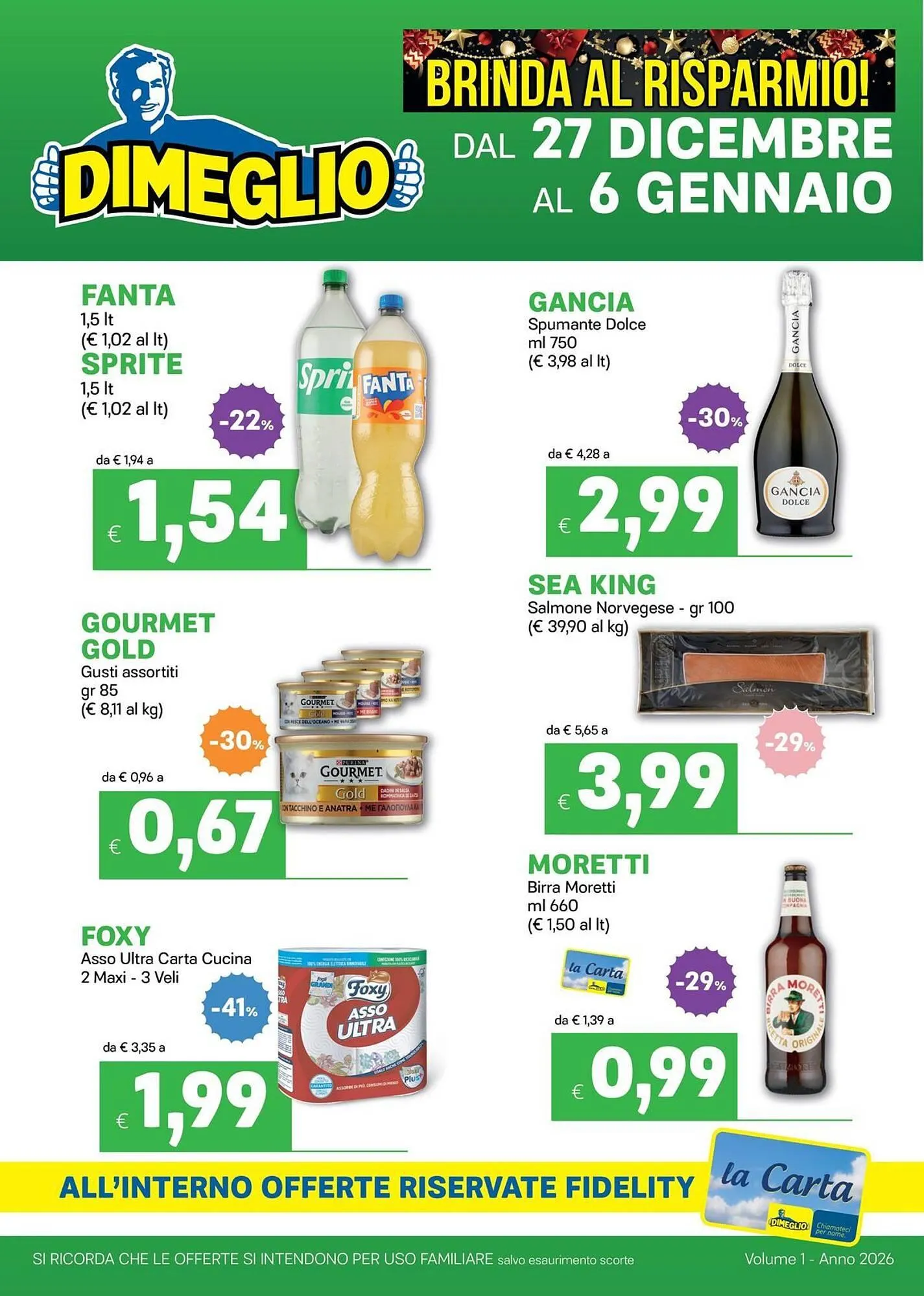 Volantino DiMeglio da 27 dicembre a 6 gennaio di 2026 - Pagina del volantino 1