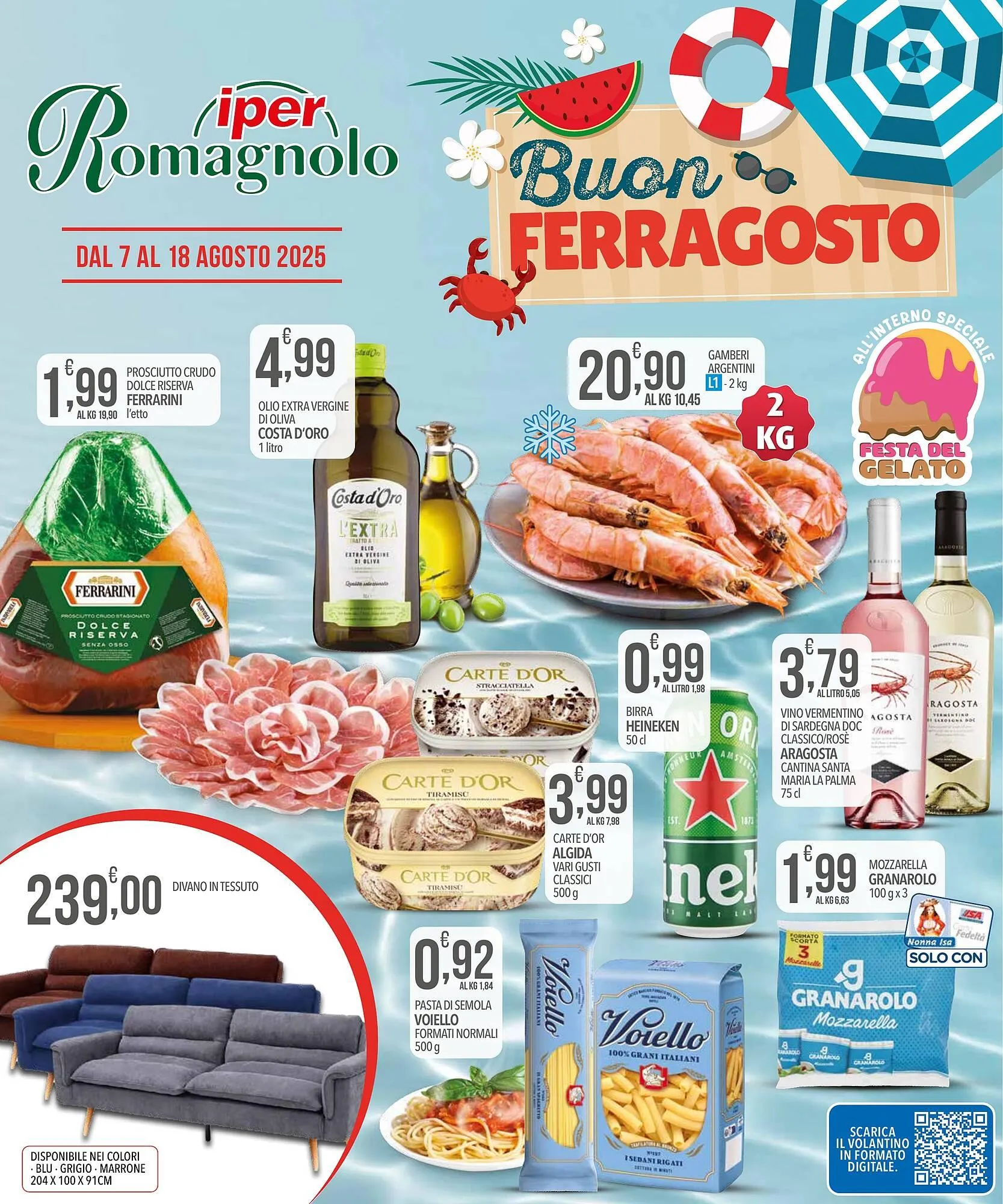 Volantino Iper Romagnolo da 7 agosto a 18 agosto di 2025 - Pagina del volantino 1