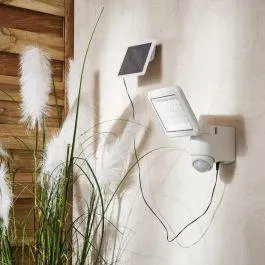 PROIETTORE SOLARE MELO PLASTICA BIANCO 14.5X25.8 CM LED 9 W LUCE NATURALE CON SENSORE