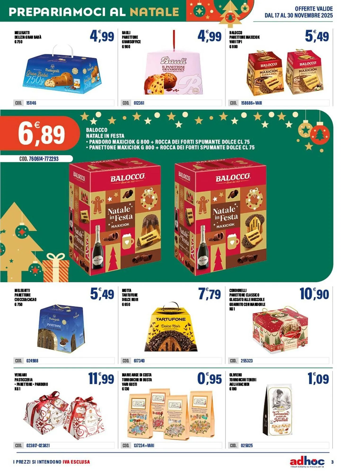 Volantino Adhoc da 17 novembre a 30 novembre di 2025 - Pagina del volantino 3
