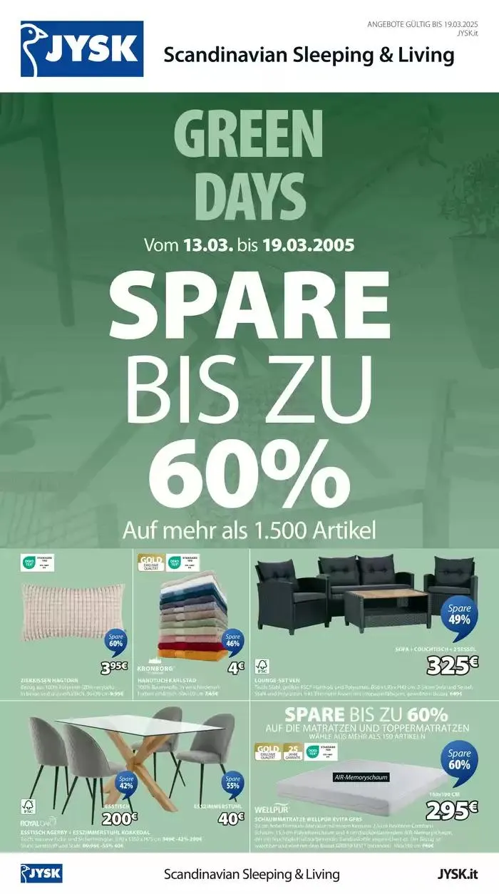 Green days da 13 marzo a 19 marzo di 2025 - Pagina del volantino 1