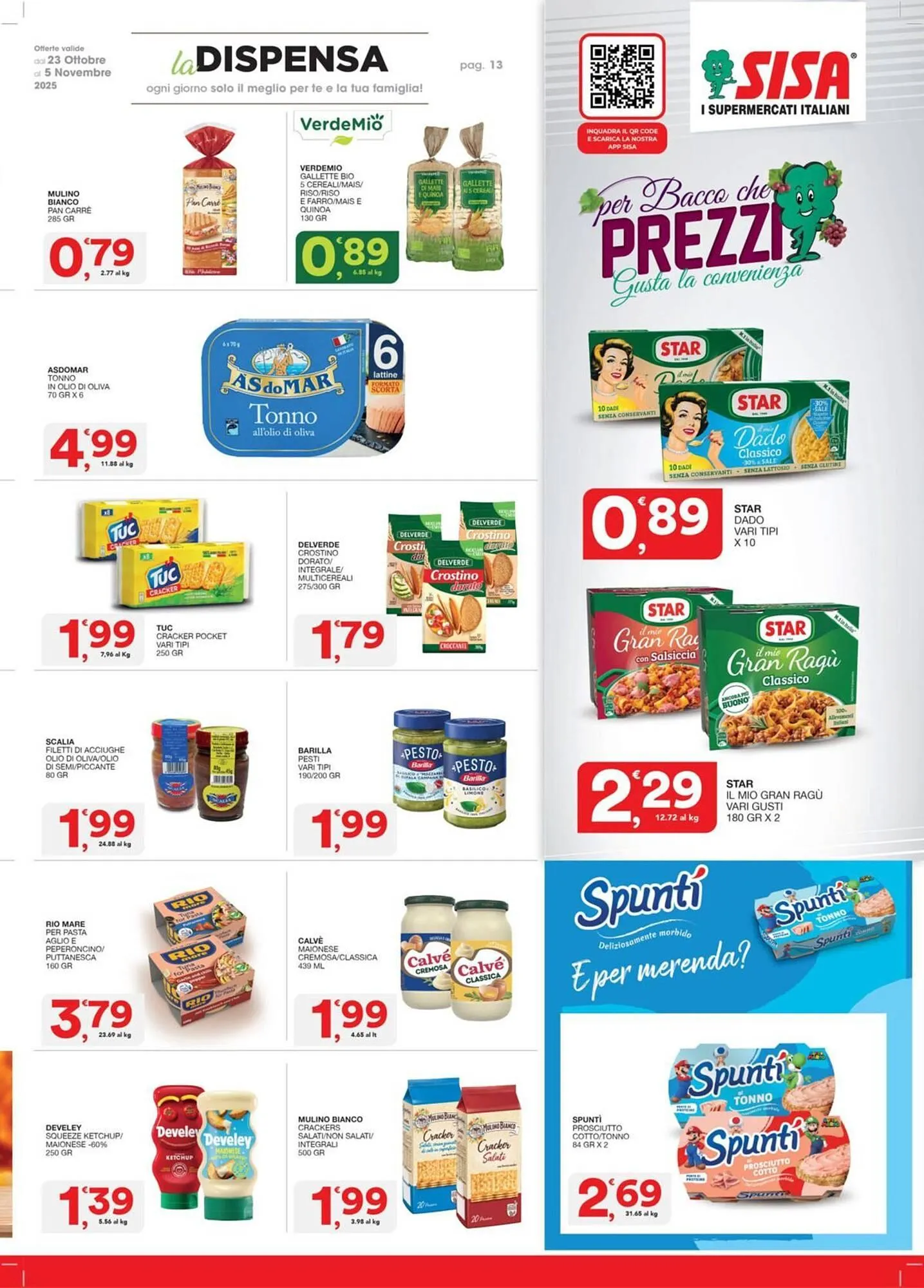 Volantino Sisa da 23 ottobre a 5 novembre di 2025 - Pagina del volantino 13