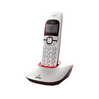 Brondi Nice Telefono DECT Identificatore di chiamata Arancione, Bianco