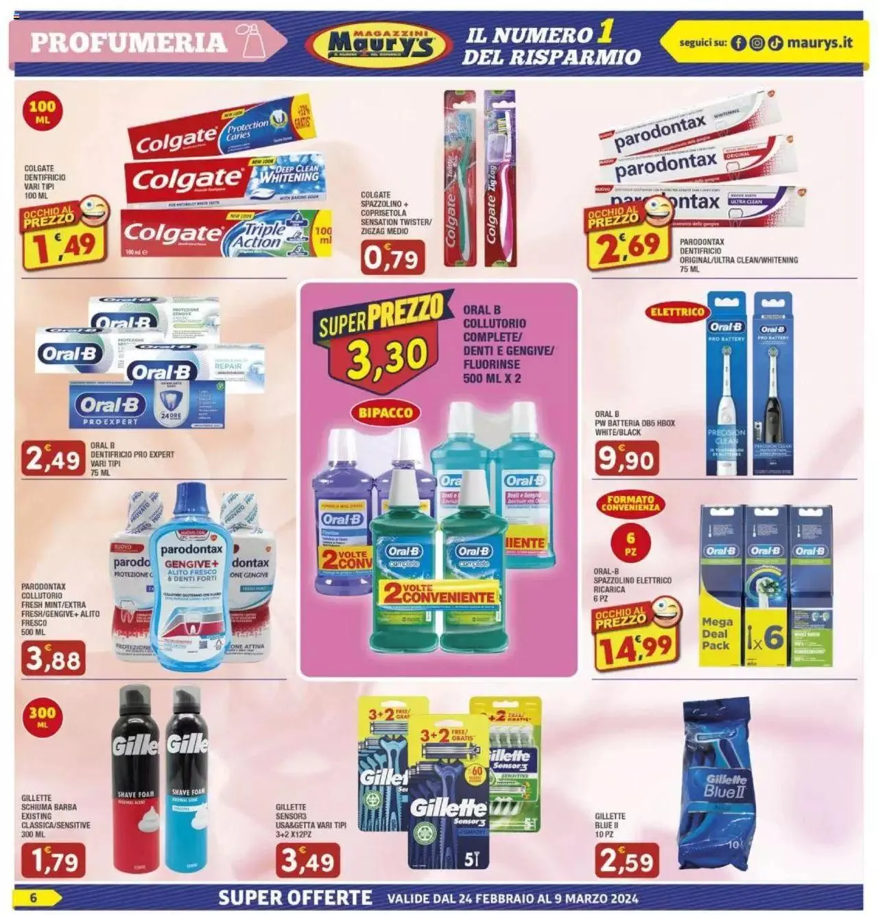 Volantino Maury's da 24 febbraio a 9 marzo di 2024 - Pagina del volantino 6