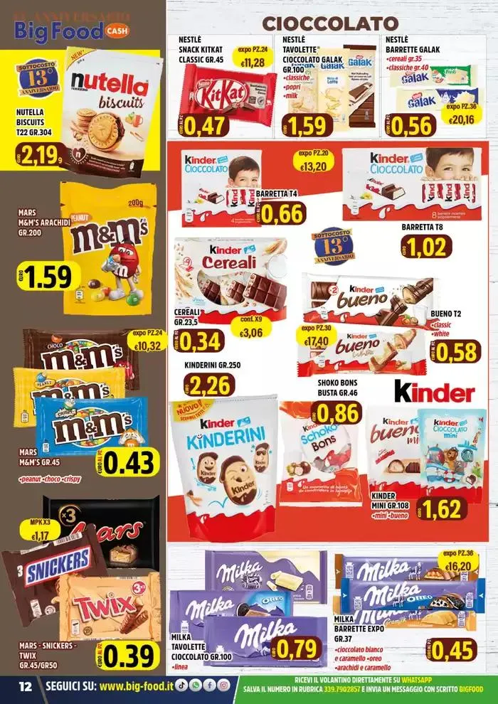 Festeggiamo il nostro 13 anniversario da 28 ottobre a 9 novembre di 2024 - Pagina del volantino 12