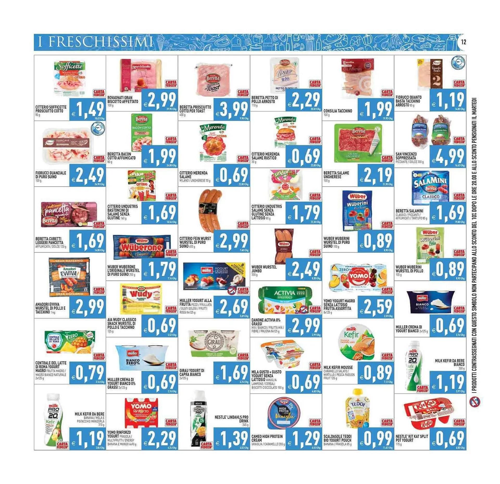 Volantino Supermercati Agorà da 16 luglio a 24 luglio di 2025 - Pagina del volantino 12