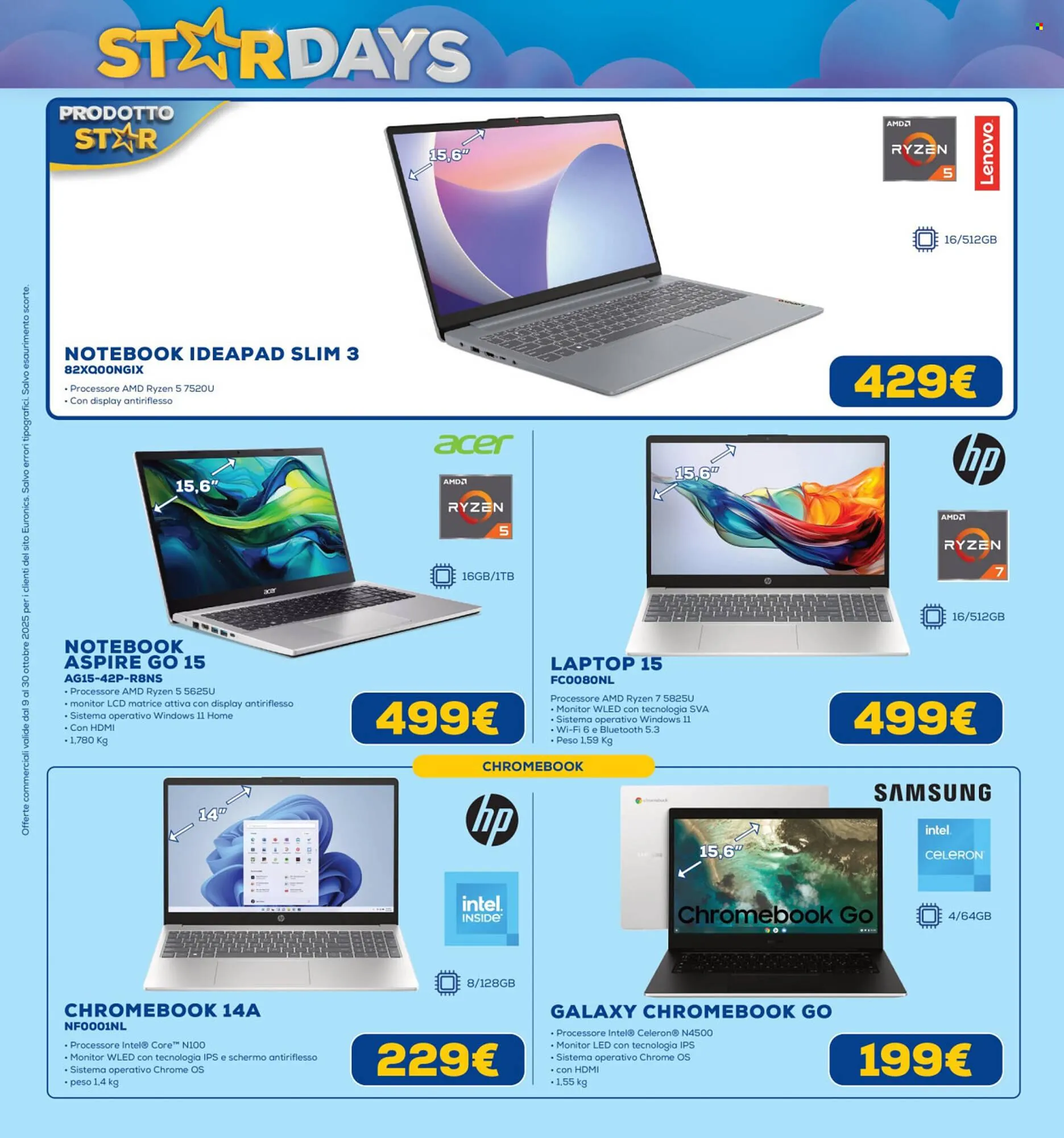 Volantino Euronics da 9 ottobre a 30 ottobre di 2025 - Pagina del volantino 16