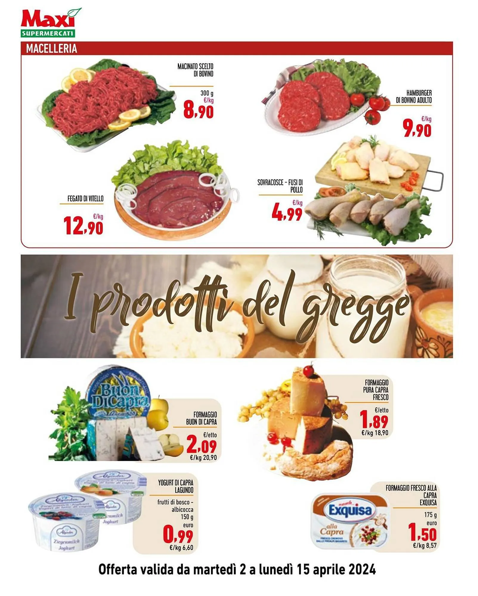 Volantino Maxi Supermercati da 2 aprile a 15 aprile di 2024 - Pagina del volantino 6