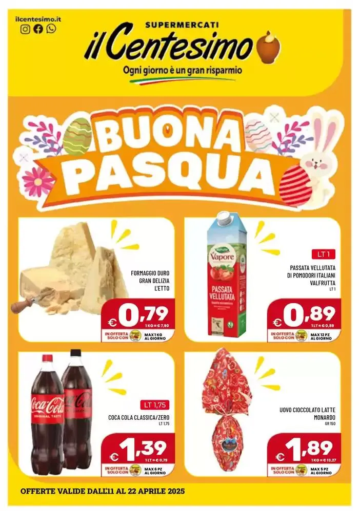 Buona Pasqua da 11 aprile a 22 aprile di 2025 - Pagina del volantino 1