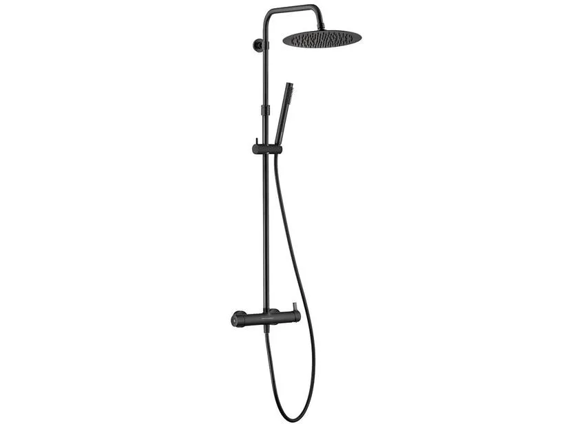 Colonna Doccia Violette Nero Opaco