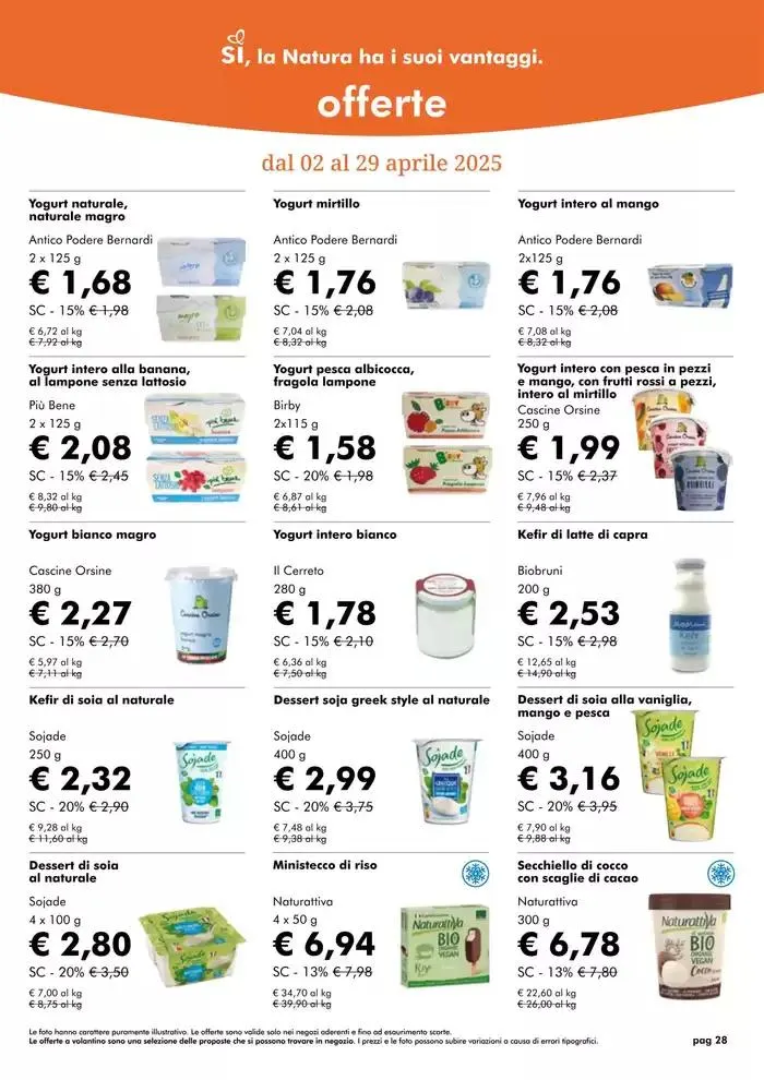 Offerte Aprile 2025 da 1 aprile a 30 aprile di 2025 - Pagina del volantino 29