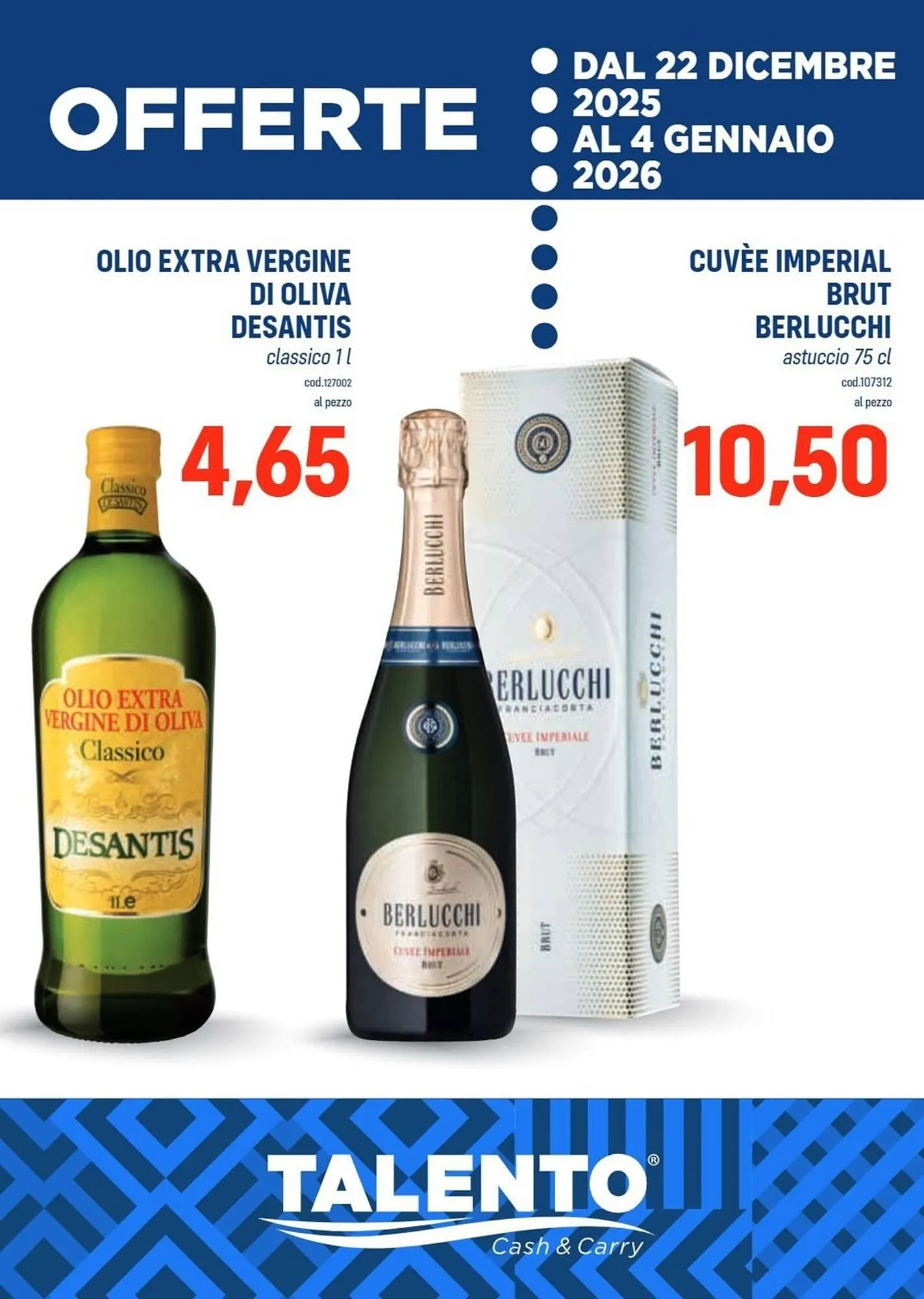 Volantino Talento Professional Store da 22 dicembre a 4 gennaio di 2026 - Pagina del volantino 1