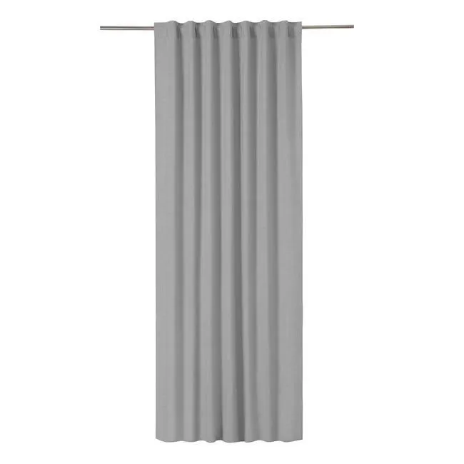Tenda oscurante Luce granit 3 grigio fettuccia con passanti nascosti 210x280 cm Vedi i dettagli del prodotto