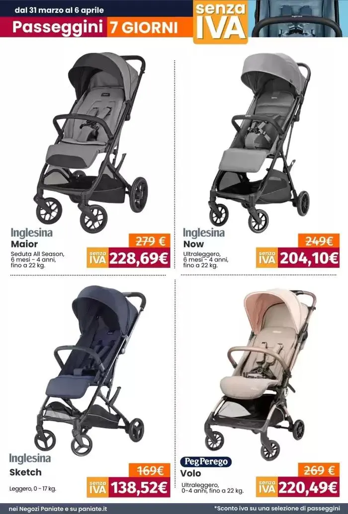 Passeggini da 31 marzo a 6 aprile di 2025 - Pagina del volantino 4