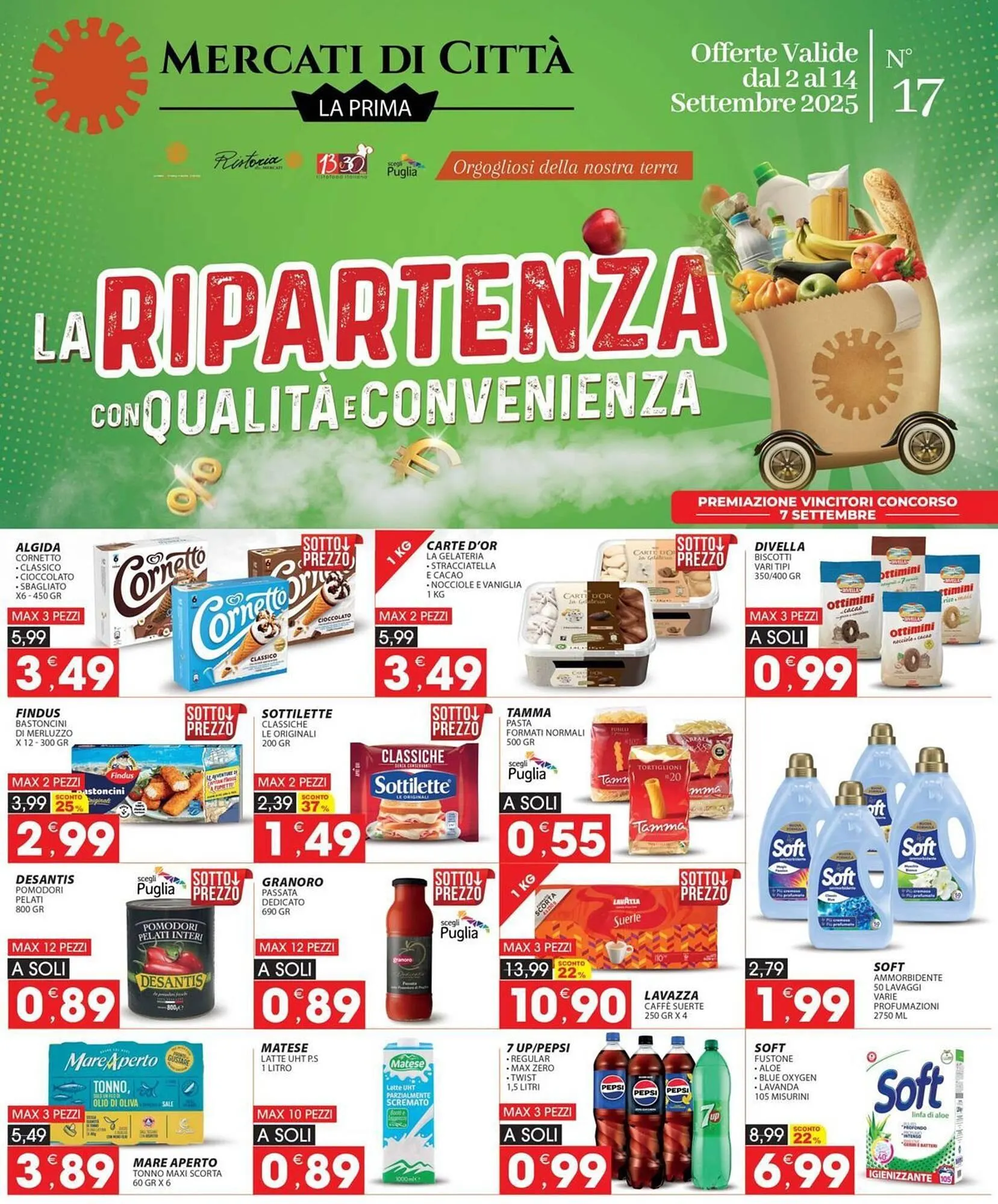 Volantino Mercati di Città La Prima da 2 settembre a 14 settembre di 2025 - Pagina del volantino 1