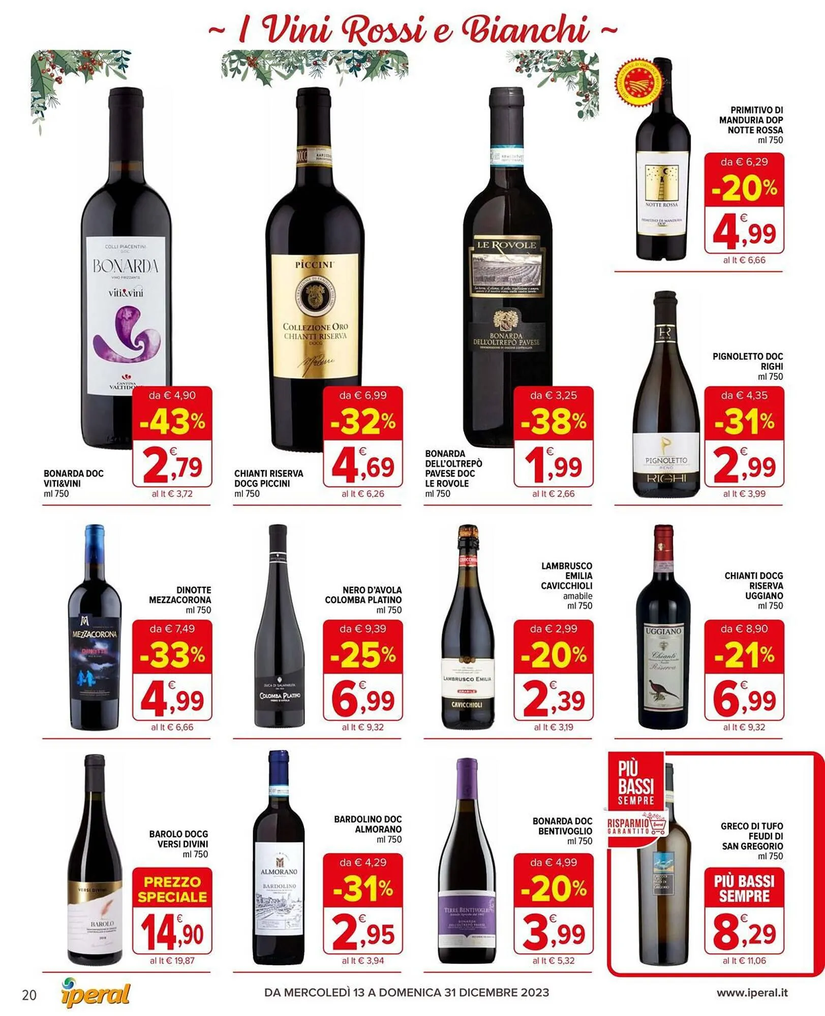Volantino Iperal da 13 dicembre a 31 dicembre di 2023 - Pagina del volantino 20