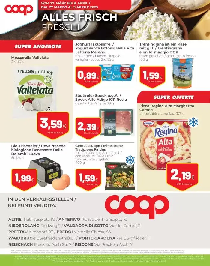 Angebote offerte da 27 marzo a 9 aprile di 2025 - Pagina del volantino 4