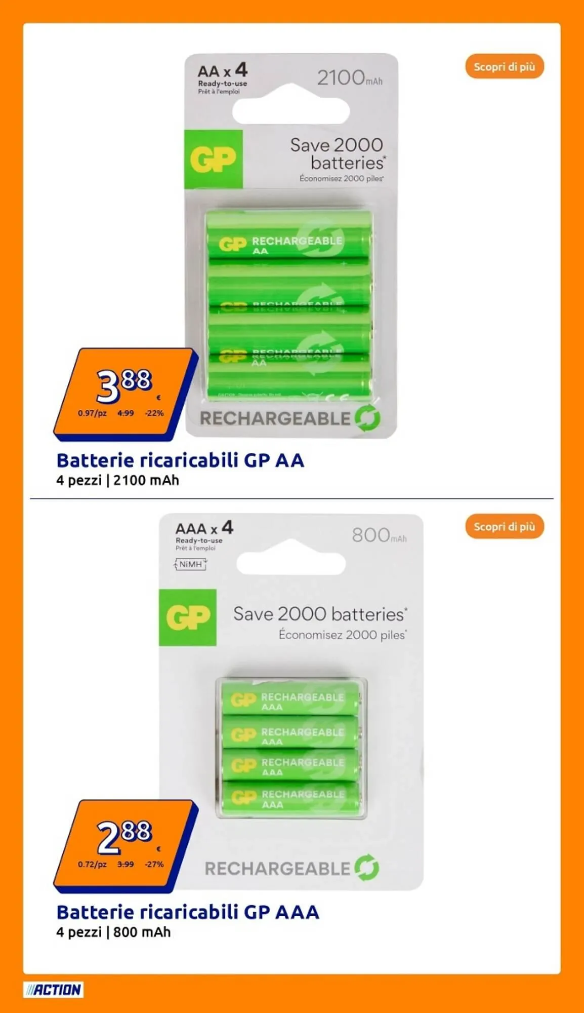 Volantino Action da 27 agosto a 2 settembre di 2025 - Pagina del volantino 8