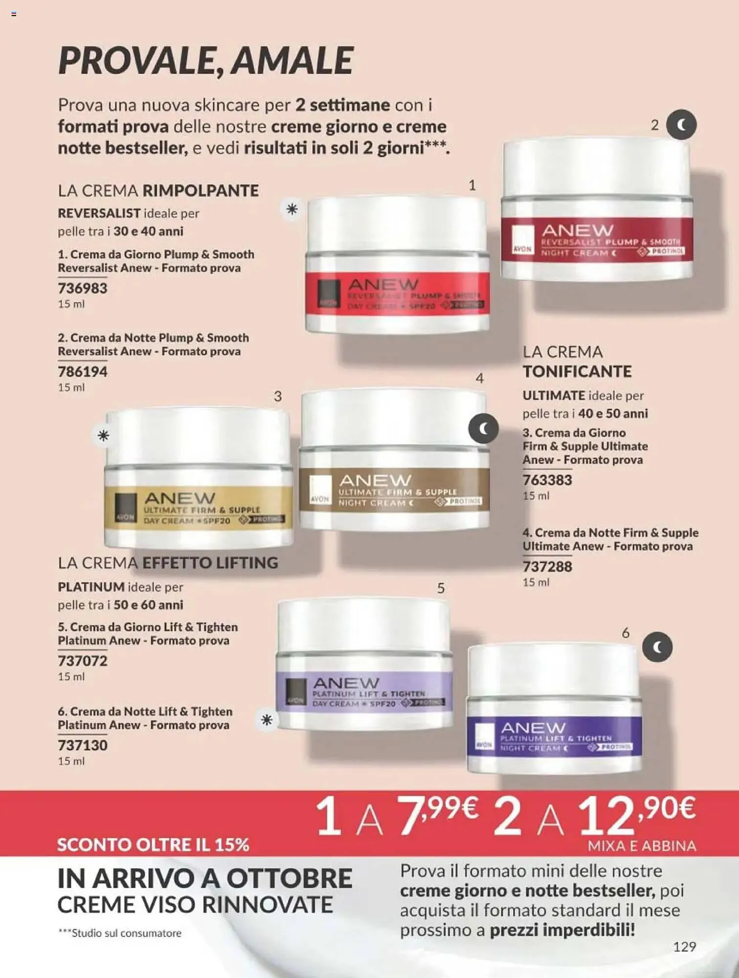 Volantino Avon da 1 settembre a 30 settembre di 2025 - Pagina del volantino 129