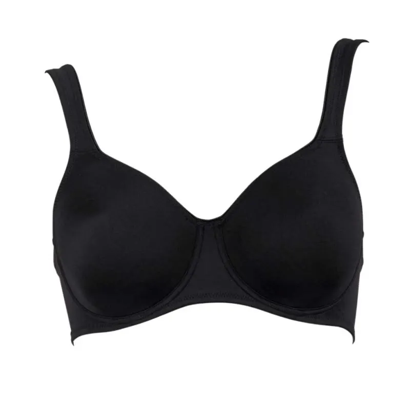 ANI5490.001 - Reggiseno Twin coppe lisce con ferretto - Nero