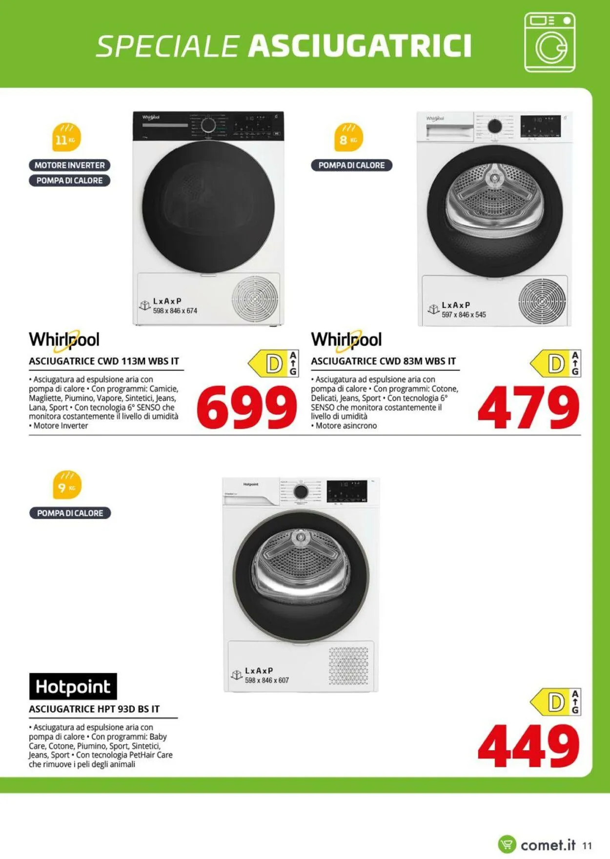 Comet Volantino attuale da 11 ottobre a 30 ottobre di 2025 - Pagina del volantino 11