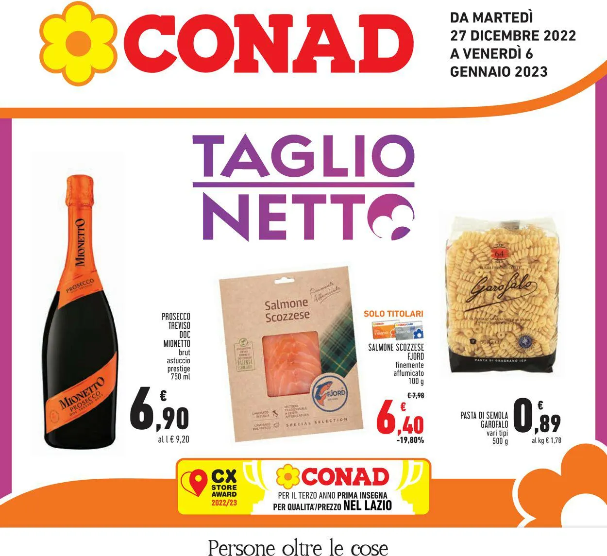 Conad Volantino attuale da 22 gennaio a 6 gennaio di 2025 - Pagina del volantino 1