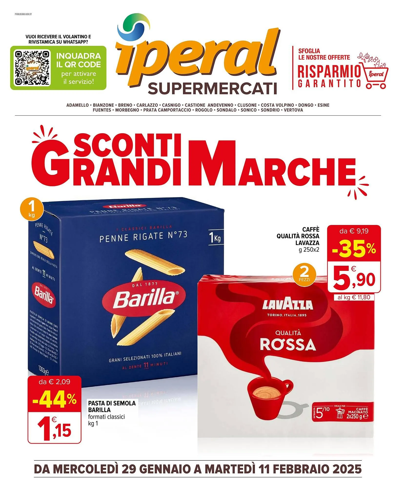 Volantino Iperal da 29 gennaio a 11 febbraio di 2025 - Pagina del volantino 1