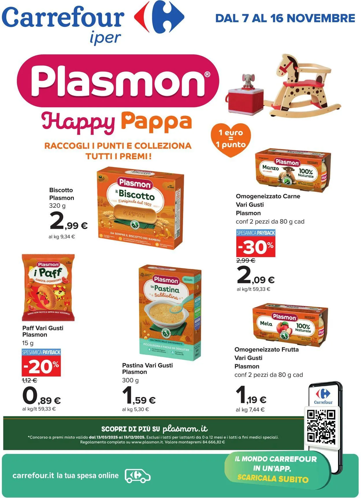 Carrefour Volantino attuale da 7 novembre a 16 novembre di 2025 - Pagina del volantino 1