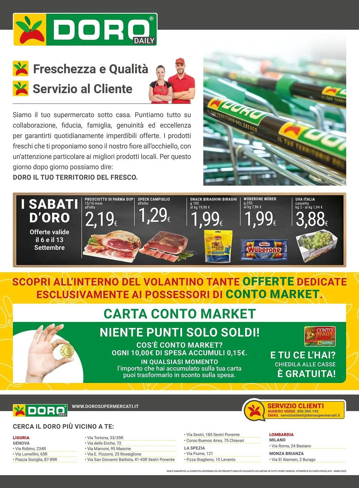 volantino Doro Daily da 2 settembre a 14 settembre di 2025 - Pagina del volantino 8