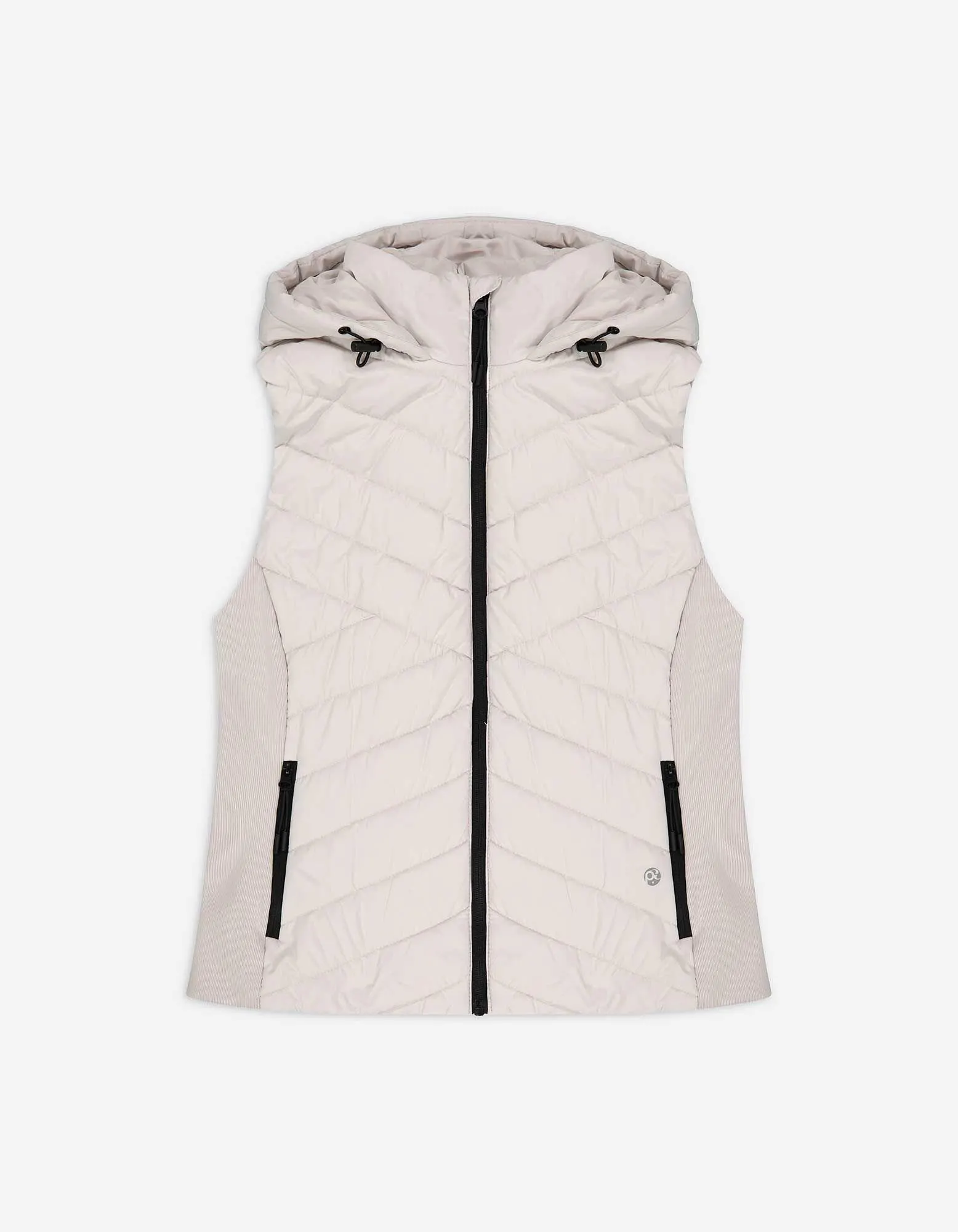 Gilet trapuntato - Cuciture impunturate - bianco