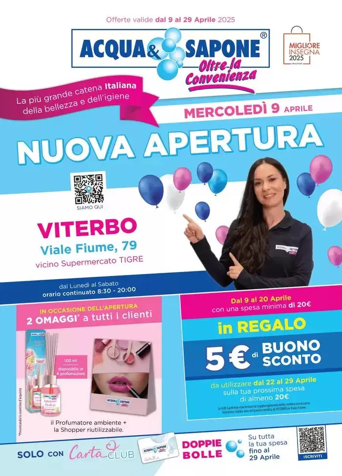 Nuova Apertura da 9 aprile a 29 aprile di 2025 - Pagina del volantino 1