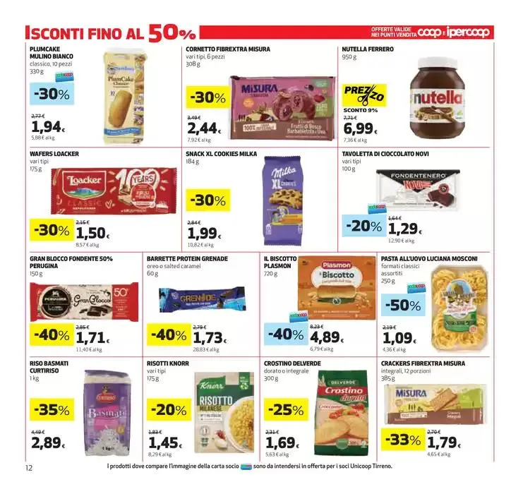 Sconti fino al 50% da 27 marzo a 9 aprile di 2025 - Pagina del volantino 12