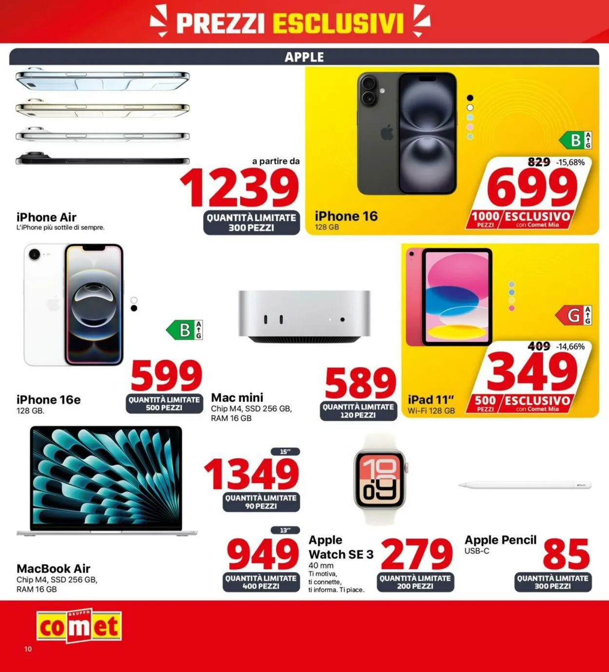 Comet Volantino attuale da 9 ottobre a 22 ottobre di 2025 - Pagina del volantino 10