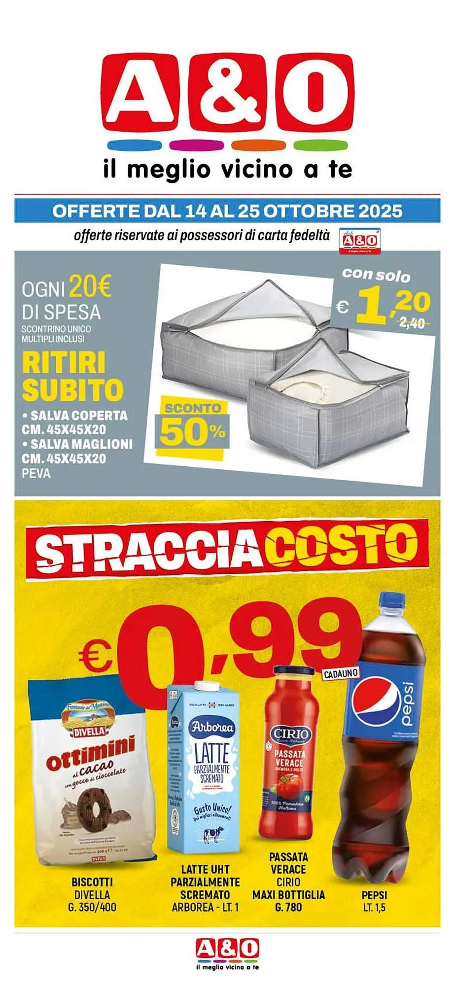 Volantino A&O da 14 ottobre a 25 ottobre di 2025 - Pagina del volantino 1