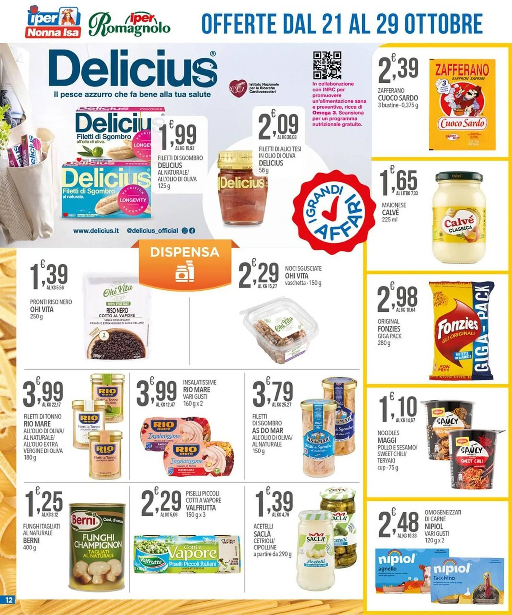 Volantino Iper Romagnolo da 21 ottobre a 29 ottobre di 2025 - Pagina del volantino 12