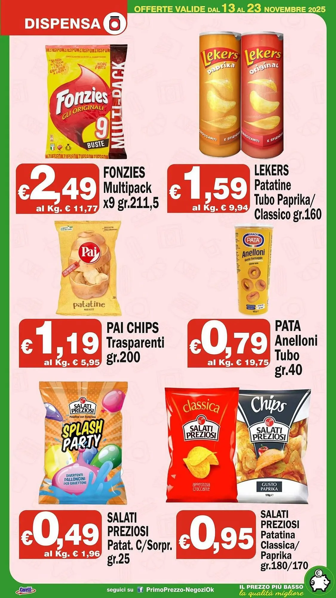 Volantino Primo Prezzo da 13 novembre a 23 novembre di 2025 - Pagina del volantino 13