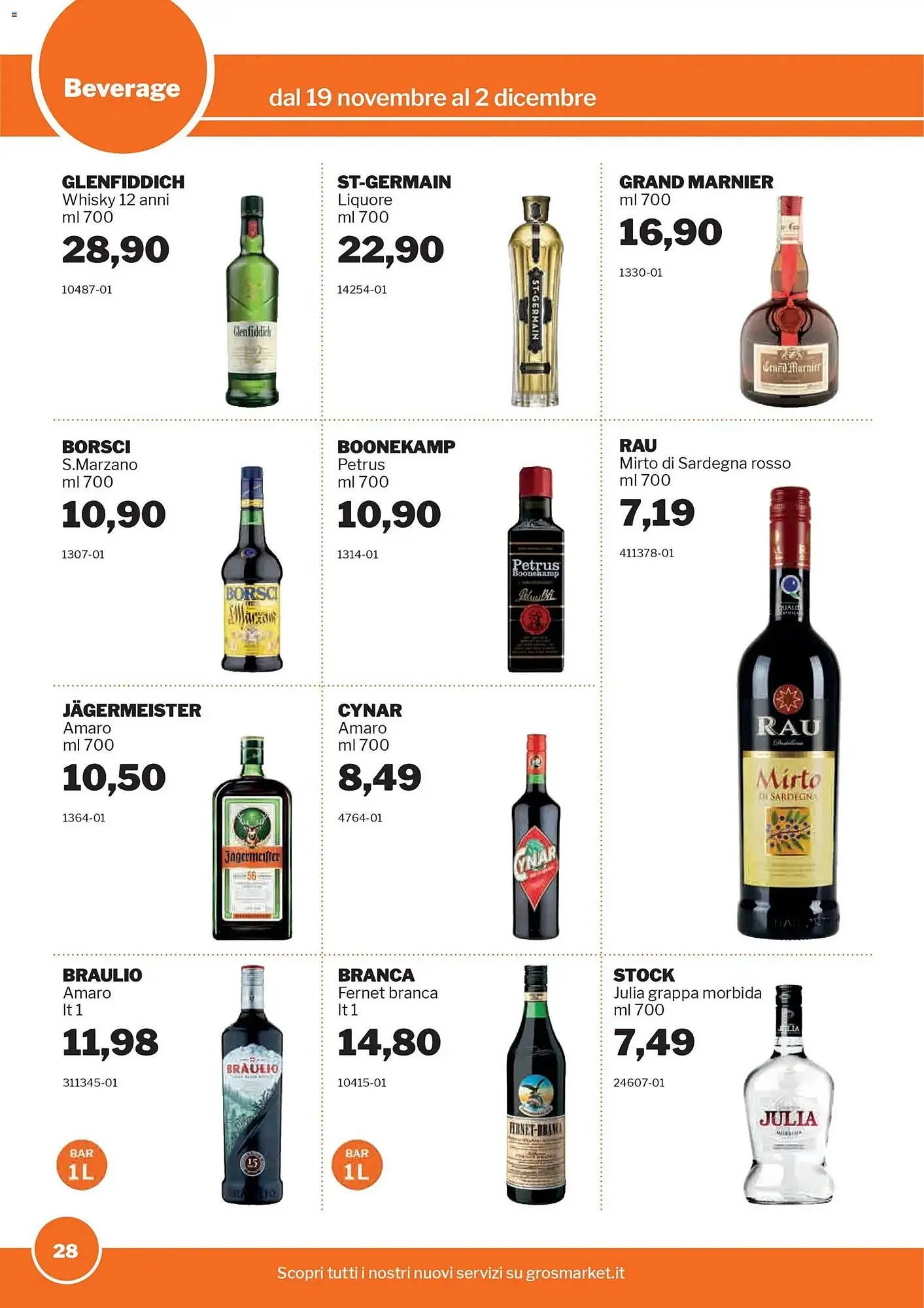 Volantino GrosMarket da 19 novembre a 2 dicembre di 2025 - Pagina del volantino 28