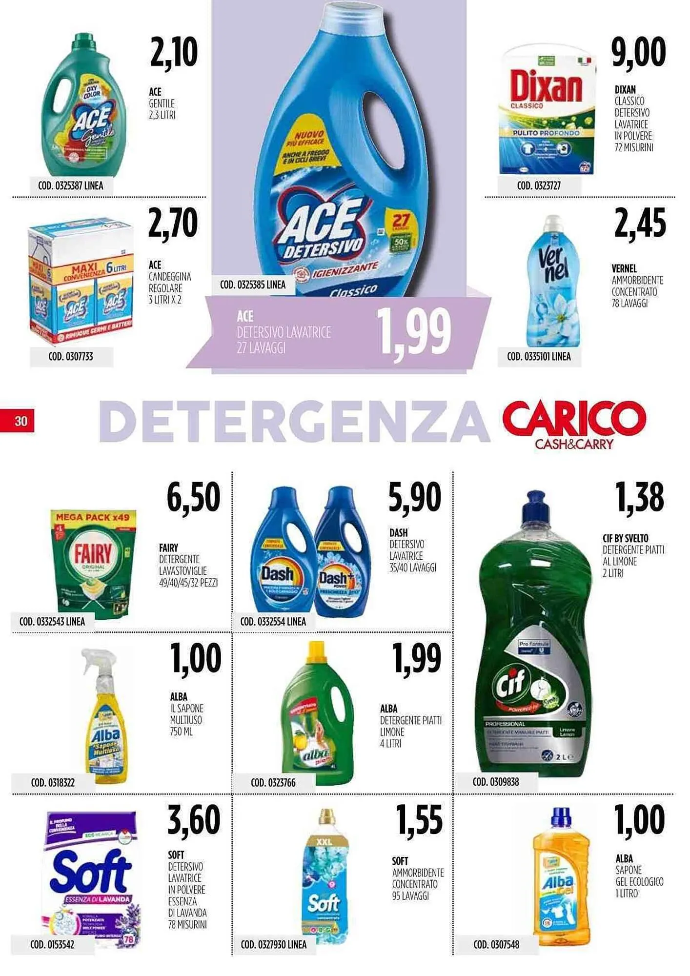 Volantino Carico Cash & Carry da 19 marzo a 5 aprile di 2026 - Pagina del volantino 30