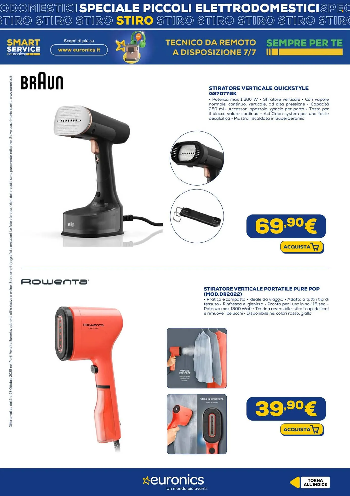 Volantino Euronics da 2 ottobre a 15 ottobre di 2025 - Pagina del volantino 9