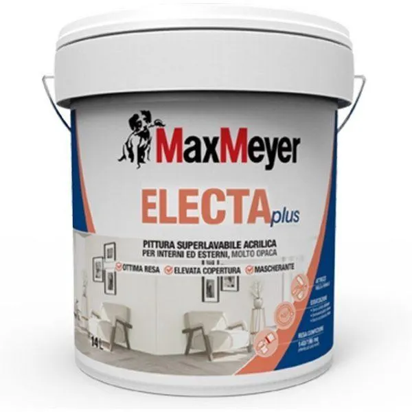 IDROPITTURA LT 14 ELECTA PLUS SUPERLAVABILE MAX MEYER