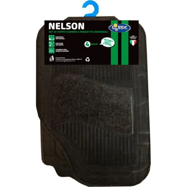 Set 4 tappetini auto Nelson