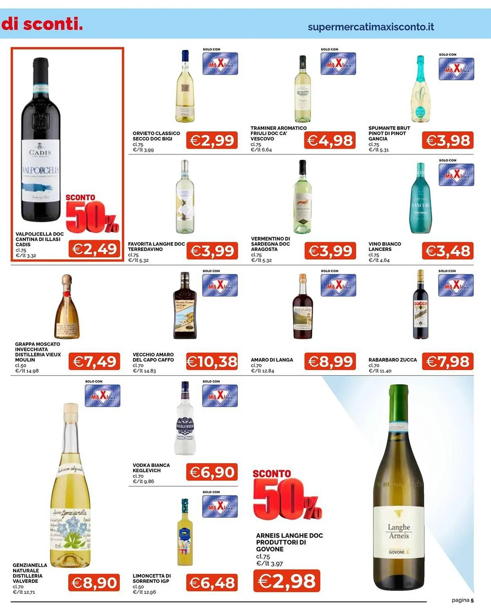 Volantino Maxisconto da 26 febbraio a 8 marzo di 2026 - Pagina del volantino 5