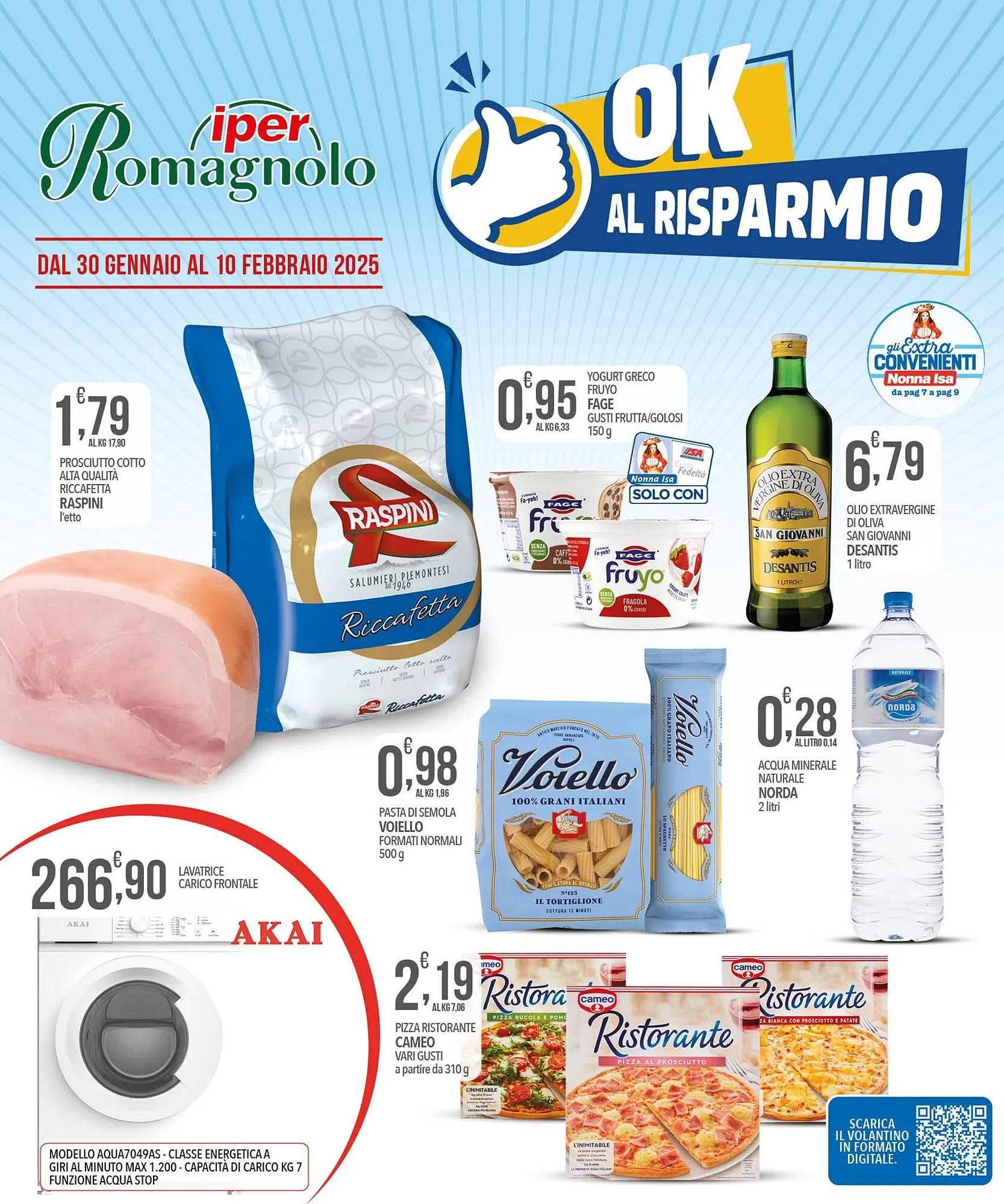 Volantino Iper Romagnolo da 30 gennaio a 10 febbraio di 2025 - Pagina del volantino 1