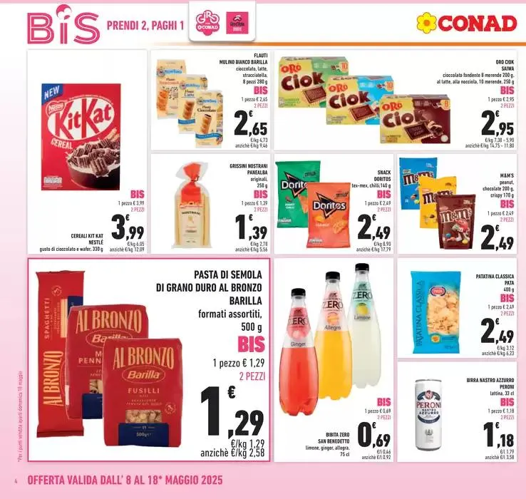Prendi 2, paghi 1 da 8 maggio a 18 maggio di 2025 - Pagina del volantino 4