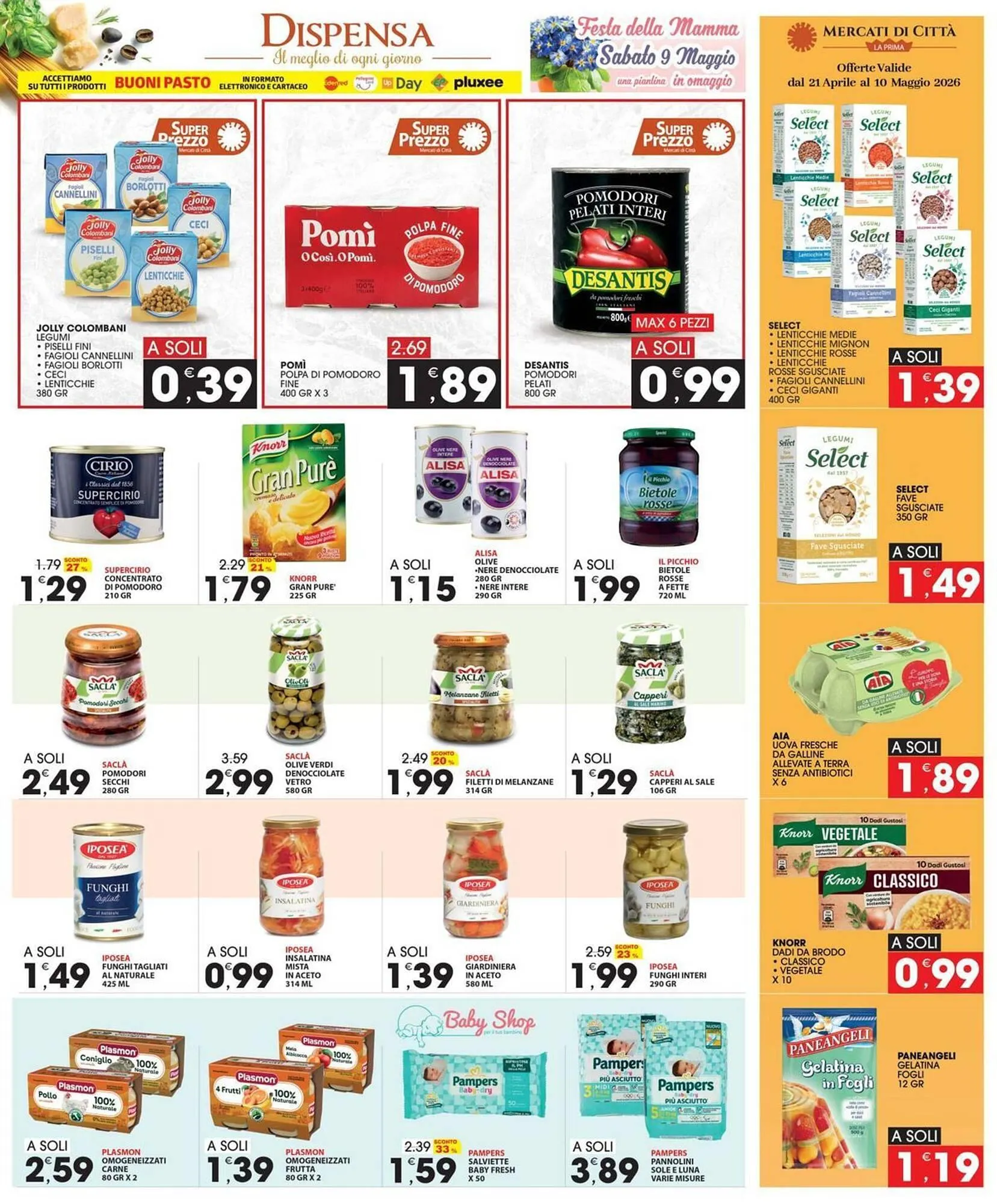 Volantino Mercati di Città La Prima da 21 aprile a 10 maggio di 2026 - Pagina del volantino 13