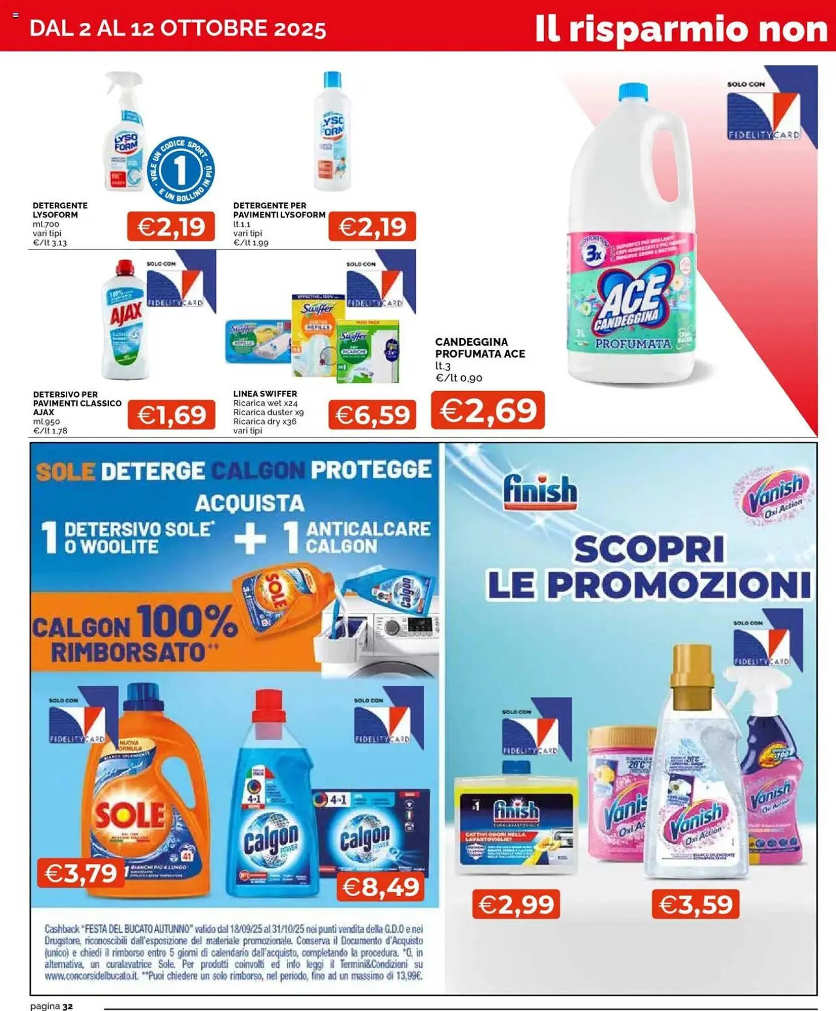 Volantino Mercatò da 2 ottobre a 12 ottobre di 2025 - Pagina del volantino 32
