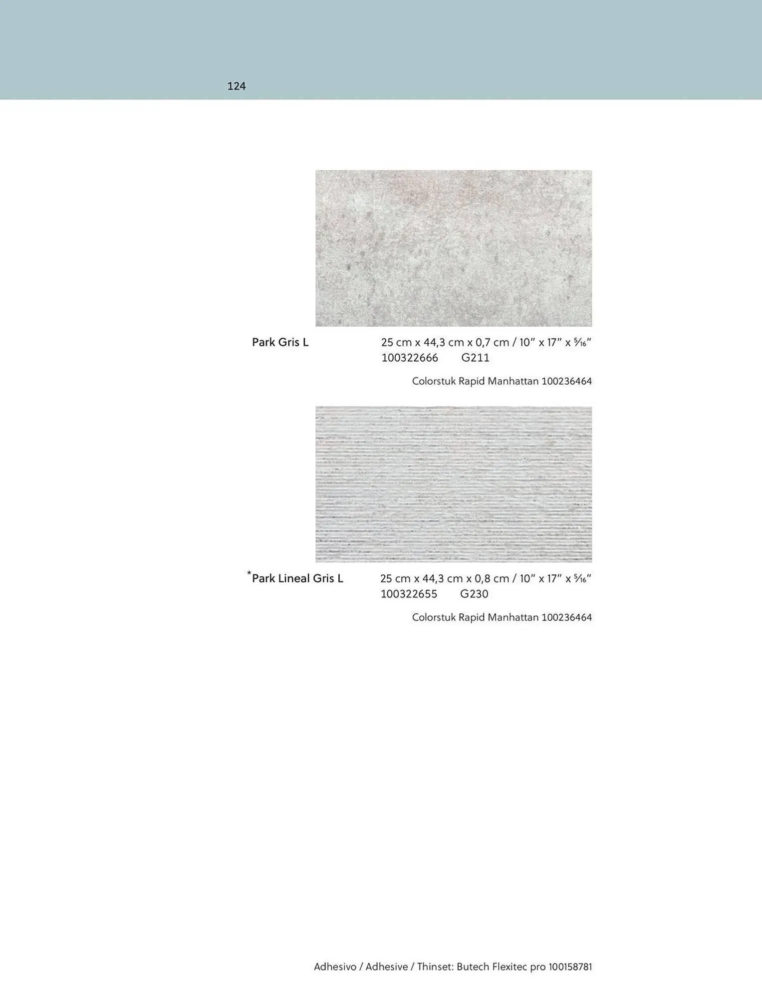 Catalogue Porcelanosa du 27 juin au 31 décembre 2025 - Catalogue page 124