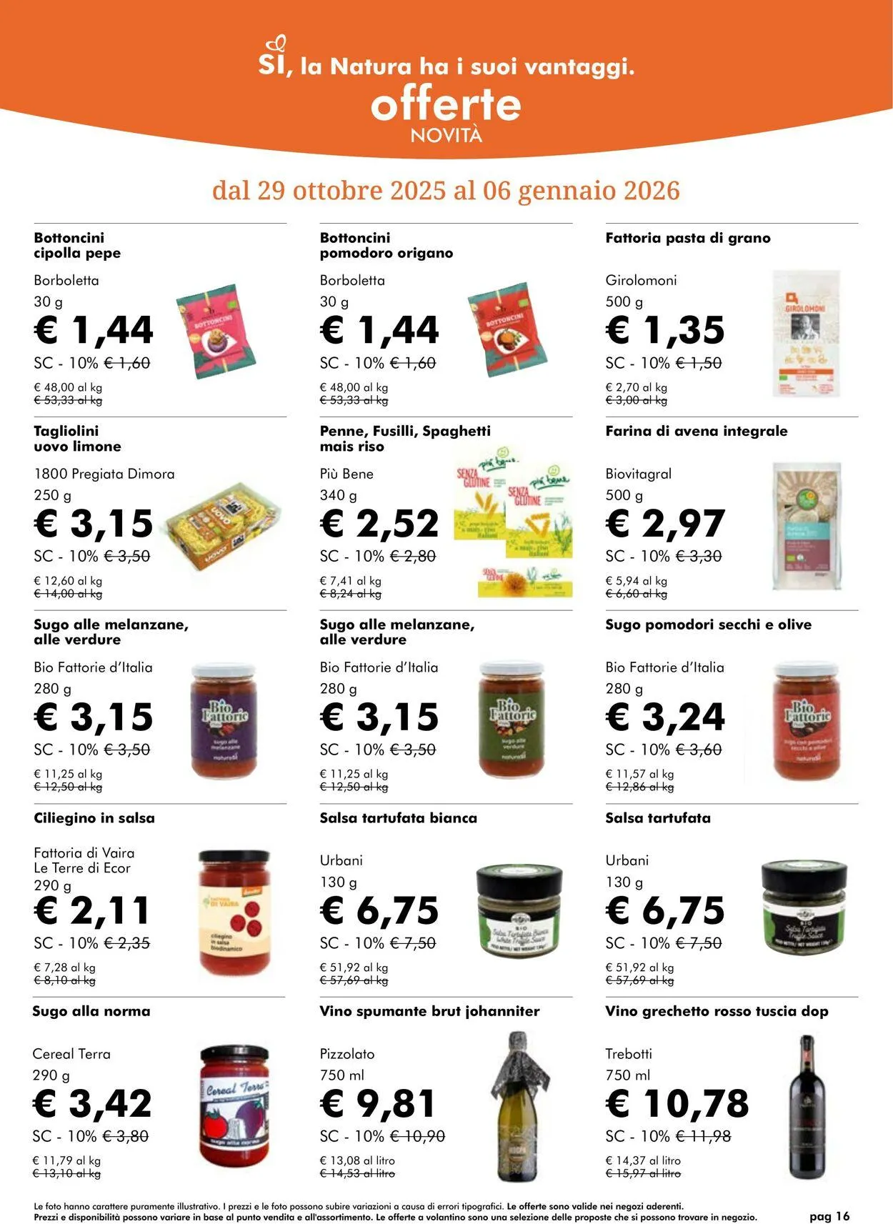 Natura Sì Volantino attuale da 1 gennaio a 15 gennaio di 2026 - Pagina del volantino 12